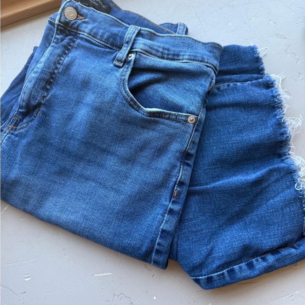 Banana Republic Women's Cropped Blue Jeans